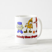 だれもマヨネーズを好みません コーヒーマグカップ (正面右)