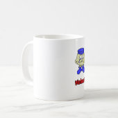 だれもマヨネーズを好みません コーヒーマグカップ (正面左)