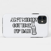だれも得られた時間Fo Datありません Case-Mate iPhoneケース (裏面(横))