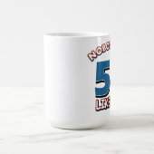 だれも私のように57をしません! コーヒーマグカップ (中央)