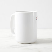 だれも私のように57をしません! コーヒーマグカップ (正面左)