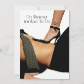 だれもBxxch 招待状 (正面)