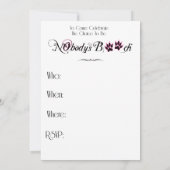 だれもBxxch 招待状 (裏面)