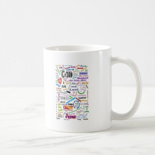 だれを彼が…名前神のであるか コーヒーマグカップ (右)