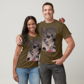 だれ私か。 パグ Tシャツ (ユニセックス)