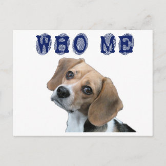 だれ私犬の指紋か ポストカード