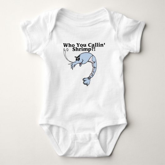 だれCallinのエビか ベビーボディスーツ (正面)