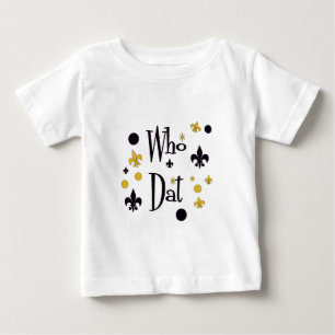 だれDatのTシャツか ベビーTシャツ