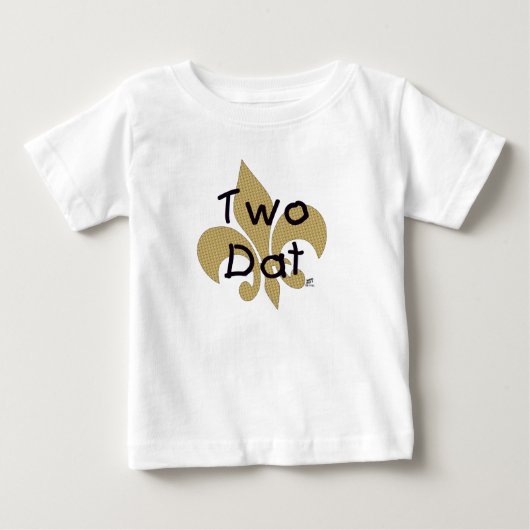 だれDatのTシャツか ベビーTシャツ (正面)