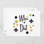 だれDatのTシャツか ポストカード (正面/裏面)