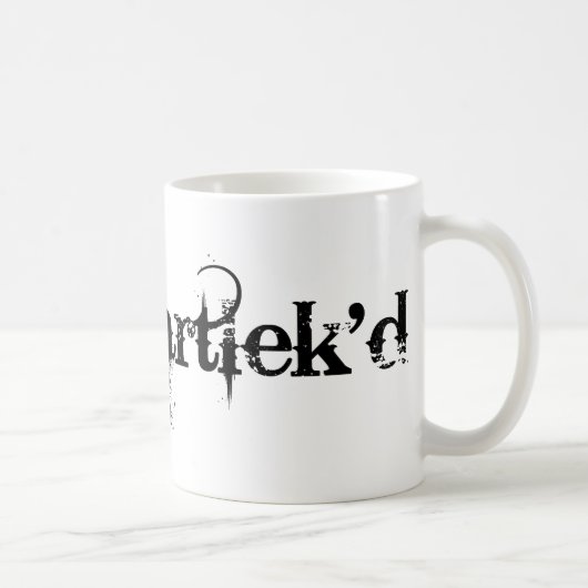 だれFartlek'dか。 コーヒーマグカップ (右)