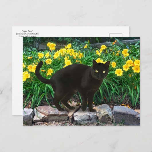 「ちいさなクマ」のはがき ポストカード (正面/裏面)