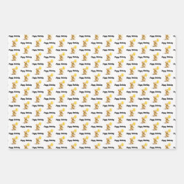 ちいさなクマ、テディベア、誕生日、ベビーシャワー、 ラッピングペーパーシート