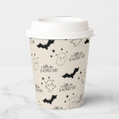 ちいさなブーはもうすぐの紙カップ 紙コップ (裏面)