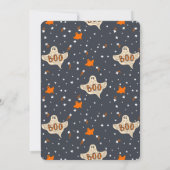 ちいさなブー |ハロウィーンのベビーシャワー 招待状 (裏面)