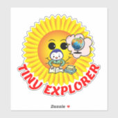 ちいさな女 シール (シート)