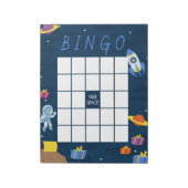 ちいさな宇宙飛行士ベビーシャワービンゴゲーム ノートパッド (回転)