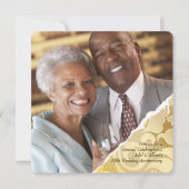 ちぎれた縁　写真　記念日　招待状 招待状 (正面)