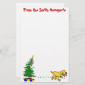 ちくしょうクリスマス|のクリスマスレターヘッド 便箋 (正面/裏面)