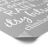 ちっちゃいクモさん ポスター (角)