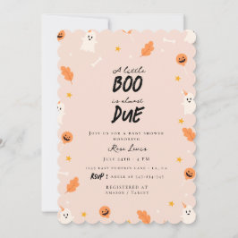 ちっちゃいブーちゃんがもうすぐ赤ちゃんのお祝い会だね 招待状