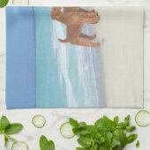 ちっちゃな貨物船 キッチンタオル (折り畳み)