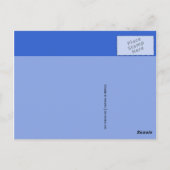 ちっぽけな眺めのかたつむり及び蝶 ポストカード (裏面)