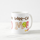 ちっぽけなChon犬の品種お母さんのギフト コーヒーマグカップ (正面右)