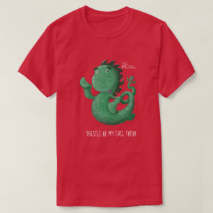 ちっぽけなNessieのネス湖モンスターのアザミの尾 Tシャツ