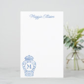 ちのいモノグラムのり生姜ジャー文房具 (スタンド正面)