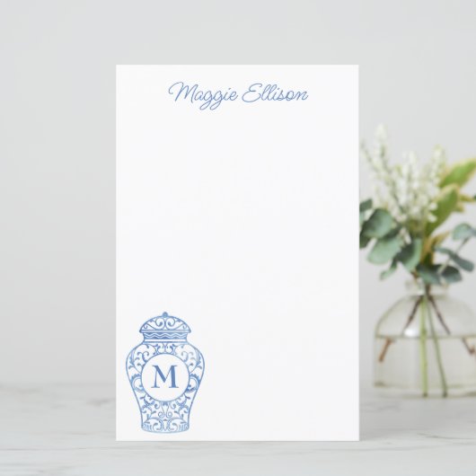 ちのいモノグラムのり生姜ジャー文房具 (スタンド正面)