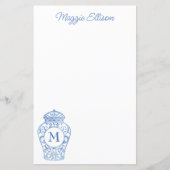 ちのいモノグラムのり生姜ジャー文房具 (正面)