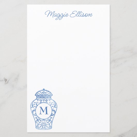 ちのいモノグラムのり生姜ジャー文房具 (正面)