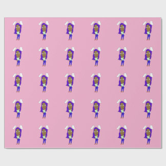 ちびうさぎ女子 ラッピングペーパー