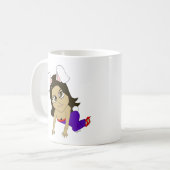 ちびうさぎ娘 コーヒーマグカップ (正面左)
