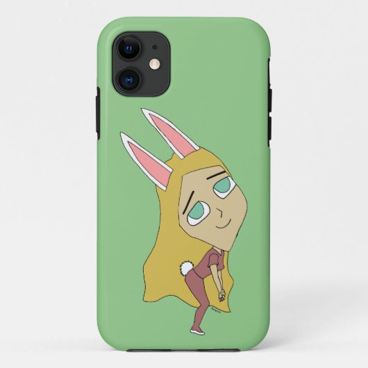 ちびうさぎ娘 Case-Mate iPhoneケース (裏面)
