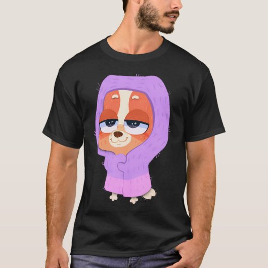 ちびおばあちゃんビンゴのロング Tシャツ (正面)
