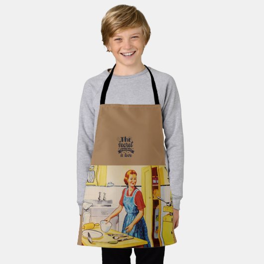 「ちびのシェフギア」 エプロン (着用した状態)