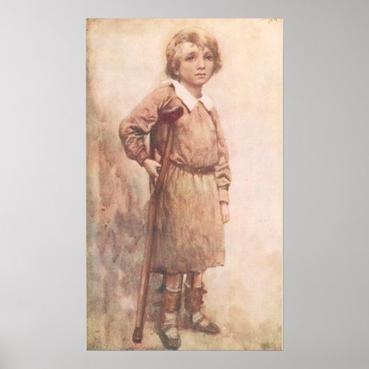 ちびのティム…彼の活発な小さな松葉杖 ポスター (正面)