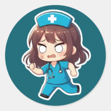 ちびキャラ看護師 - ハードなシフト