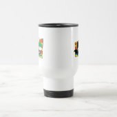 ちびジョーカーがちびバットマンにイタズラ トラベルマグ (中央)