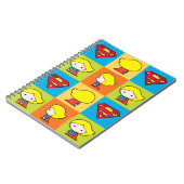 ちびスーパーガール キャラクター ターンアラウンド ノートブック (左側)