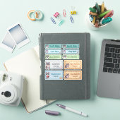 ちびハスキー 名前ラベル シール (iPadカバー)