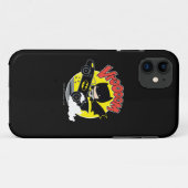 ちびバットマンがバットモービルで Case-Mate iPhoneケース (裏面(横))