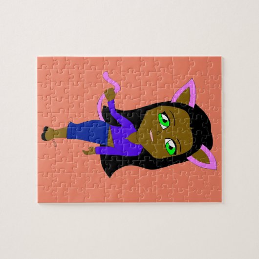 ちび猫娘 ジグソーパズル (横)
