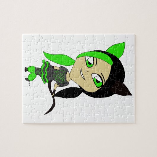 ちび猫娘 ジグソーパズル (横)