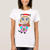 ちび猫娘 Tシャツ (正面)
