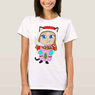 ちび猫娘 Tシャツ