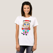ちび猫娘 Tシャツ (正面フル)