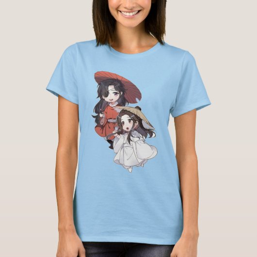 ちび謝憐 & 花城 - Tシャツ (正面)